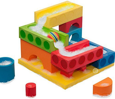 

BathBlocks Floating Ball Run & Water Fall Set Bath Toy(Multicolor)