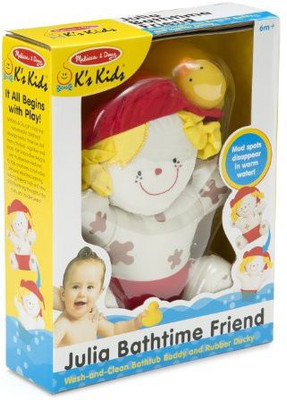 

Melissa & Doug K'S Kids Julia Bathtime Friend Bath Toy With Rubber Ducky Bath Toy(Multicolor)