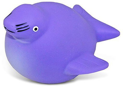 

Puzzled Seal Bath Buddy Squirter Purple 3 Inch Bath Toy(Purple)