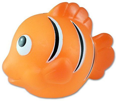 

Puzzled Bath Buddy Orange Reef Fish Water Squirter Bath Toy(Orange)