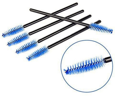 

Kolight ® Makeup Disposable Eyelash Mini Brushes Mascara Wands Applicator ( , Blue)(Pack of 100)
