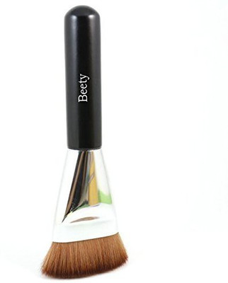 

GYBest Beety Makeup Brushe Flat Contour Brush Foundation Brush - (silver And Black)(Pack of 1)