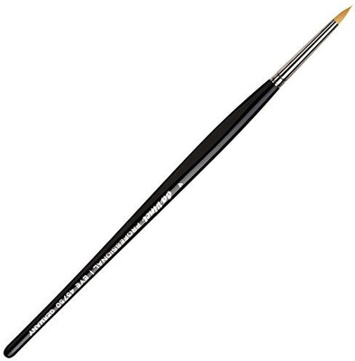 

Da Vinci Brushes Cosmetics Series 45750 Professional Eyeliner Brush, Pointed Round Synthetic, Size 4(Pack of 1)