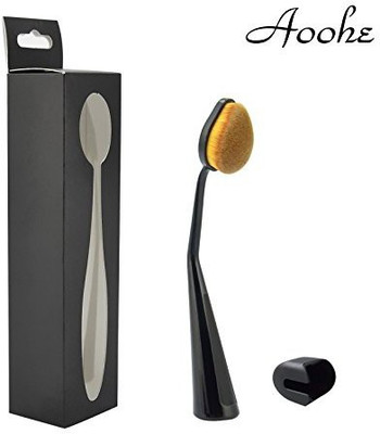 

Aooher Multipurpose Oval Makeup Brush Cosmetic Foundation Cream Powder Blush Makeup Tool Can Stand(Pack of 1)