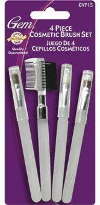 GEM Cosmetic Brush Set for Ladies(Pack of 4)