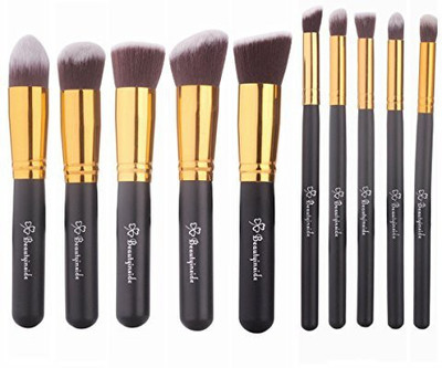 

Beautyinside Kabuki Makeup Brush Set Cosmetics Foundation(Pack of 10)