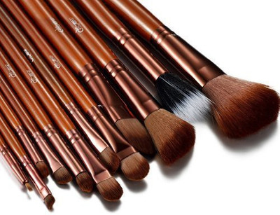 

Glow Tan Professional Makeup Brushes Set With Crocodile Leather Design Case(Pack of 12)