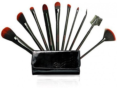 

Bella Terra Cosmetics Bella Terra Mineral Cosmetics Professional Brush Set - Black(Pack of 10)