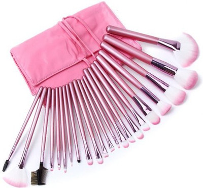 

Sns Crazy K&a Professional Cosmetic Makeup Brush Set With Pink Bag(Pack of 22)