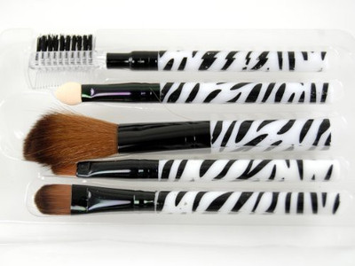 

Profusion Make Up Brush Set "white Zebra" Design Distinguished Make-up Brush(Pack of 5)