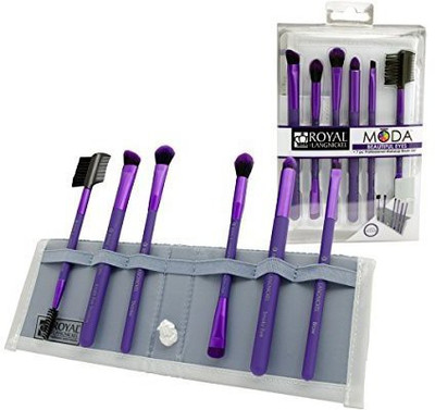 

Royal & Langnickel Moda Beautiful Eyes Makeup Brush Flip Kit, Purple(Pack of 7)