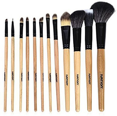 

Ivation Leopard Makeup Brush Set With Travel Pouch(Pack of 12)