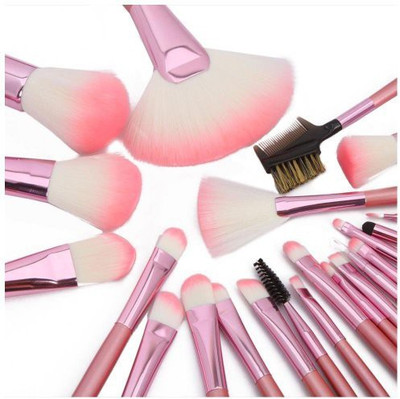 

Savemore4you Professional Pink Makeup Cosmetic Set Eyeshadow Powder Make Up Brush With Cute Bag(Pack of 22)