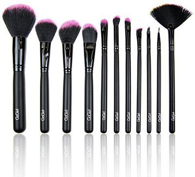

Gg Beauty Synthetic Makeup Brush Set With Black Pouch(Pack of 11)