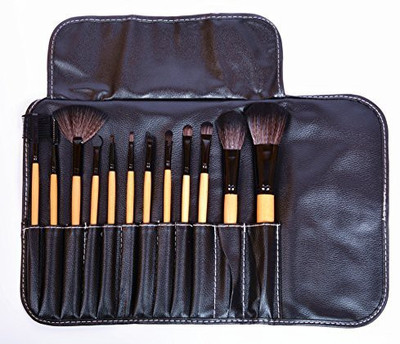

Am Clothes Cosmetic Makeup Brushes Set Eyeshadow Lip Brush For Women Black(Pack of 12)
