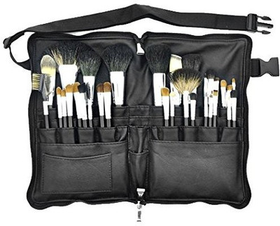 

Msq Mink Hair Professional Cosmetic Tool Waist Makeup Brush Set Black(Pack of 32)