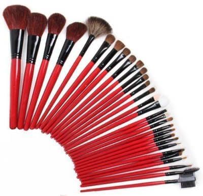 

CoCo-Shop Kingmas Red Professional Makeup Cosmetic Brush Set Kit With Pouch Case(Pack of 30)