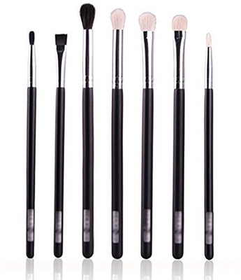 

Broadfashion Eyeshadow Eyebrow Brushes Eyeliner Makeup Brushes Set Beauty Set (black)(Pack of 7)