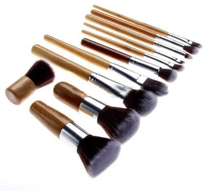 

Gomebuy Nsstar Professional Cosmetic Makeup Brush Set With Bag (bamboo: ) By(Pack of 11)