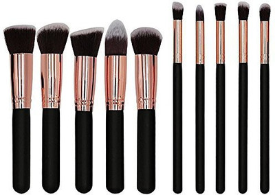 

Beauty Kate Foundation Blending Essential Kit (black + Rosegolden)(Pack of 10)