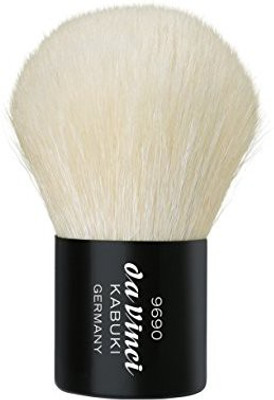 

Da Vinci Brushes Cosmetics Series 9690 Kabuki Powder Brush, Round White Natural Hair With Black Handle Travel Box(Pack of 1)