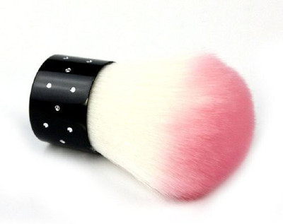 

Jovana Mini Rhinestones Cosmetic Nail Art Dust Remover Face Brush (pink & White)(Pack of 1)