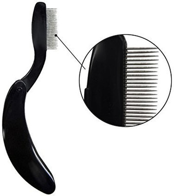

Astrqle Teeth Lash Comb Eyebrow Shaper Mascara Comb Eyebrow Comb Makeup Tools(black)(Pack of 1)
