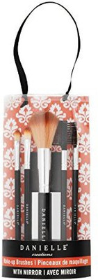 

Danielle Exotic Escapes Make Up Brush Set With Mirror, Coral(Pack of 5)