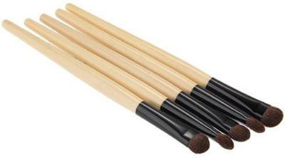 

Toogoo(r) Sodial(r) Wood Professional Eye Shadow Makeup Cosmetic Brush Handle 16cm(Pack of 5)