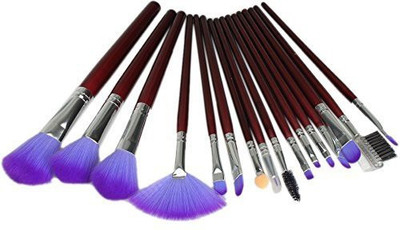 

Joly Pro Makeup Brush Set With Portable Makeup Leather Bag(Pack of 16)