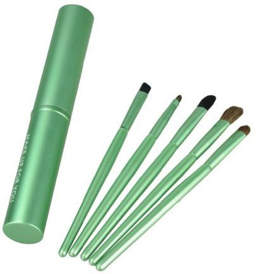 

Leegoal Professional Makeup Make Up Cosmetic Brushes Set Kits Eyeshadow Eyebrow Eyeliner Lip (green, )(Pack of 5)