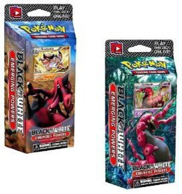 

Nintendo Pokemon Trading Card Game Set Of Both Emerging Powers (Bw2) Theme Decks Toxic...(Multicolor)