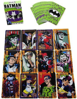 

Deluxe Games and Puzzles Dc Comics Themed Playing Cards _ Assort #1 _ Bundle 4 Unique Decks(Multicolor)