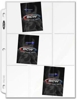 

BCW 20 (Twenty) Pro 9-Pocket Side-Loading Pages (Magic The Gathering, Yu-Gi-Oh! Or Pokemon)(Multicolor)