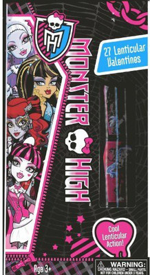 

Paper Magic Monster High 27 Lenticular Valentines(Multicolor)