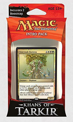 

GTS Distribution Magic: The Gathering: Khans Of Tarkir - Intro Pack / Theme Deck: Ivorytusk Fortress (Alternate Art Premium Rare Promo)(Multicolor)