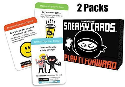 

Gamewright Sneaky Cards Card Game Value Bundle 2 Pack With Smartphone Screen Cleaner(Multicolor)