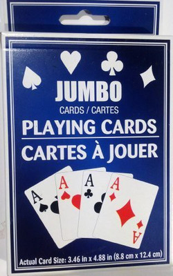

Greenbrier Jumbo Playing Cards Deck(Multicolor)