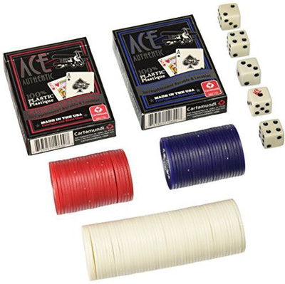 Cartamundi Ace Plastic Game Set Card Game(Multicolor)
