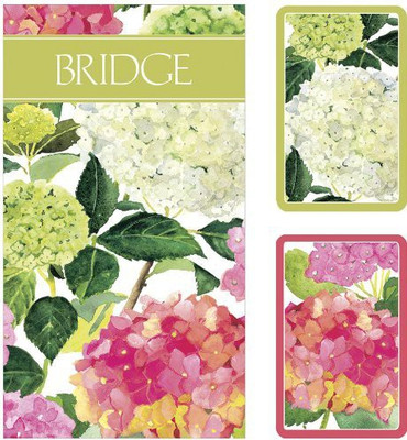 

Entertaining with Caspari Endless Summer Bridge 2 Score Pads Playing Cards Gift Set(Multicolor)