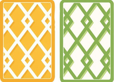 

Entertaining with Caspari Trellis Bridge Playing Cards(Multicolor)