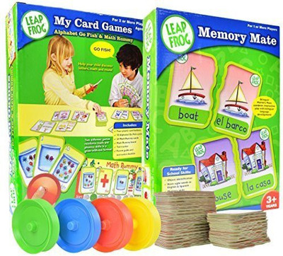 

LeapFrog Kids Educational Card Games - 2 Box Set(Multicolor)