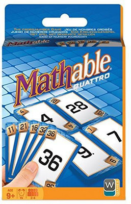 

Family Games Wooky Mathable Quatro Card Game(Multicolor)