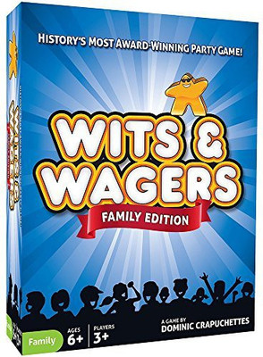 

4kids Wits & Wagers Family Card Game(Multicolor)