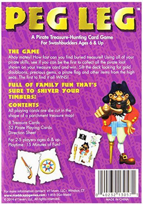 

Madd Capp Peg Leg Card Game(Multicolor)