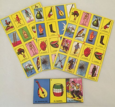 

Made in Mexico Economic Recycled Loteria Mexican Bingo - 7 In X 12 In(Multicolor)