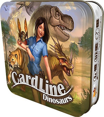 Asmodee Cardline Dinosaurs Card Game(Multicolor)