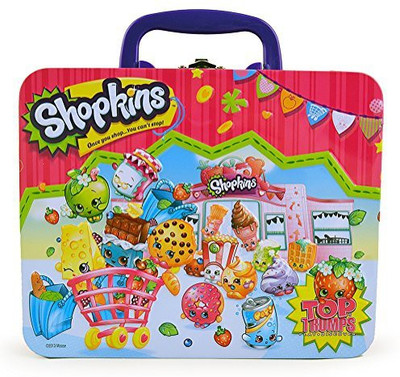 

Shopkins Top Trumps Collectors Tin With Who'S The Super Shopper Card Game Included(Multicolor)
