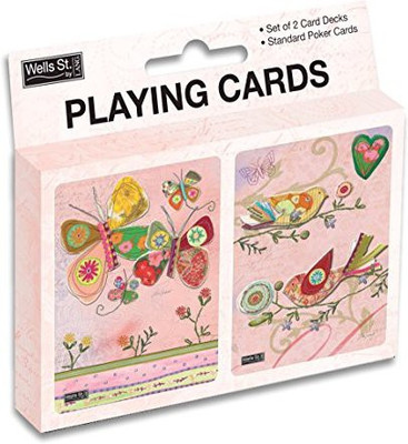 

Lang Fly Away Playing Cards By Lori Siebert (Pack Of 2)(Multicolor)