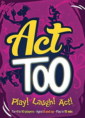 

Asmodee Act Too Card Game(Multicolor)